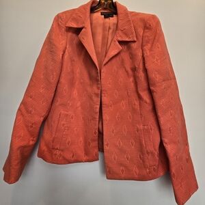 Tangerine Nina McLemore Blazer Sz 12